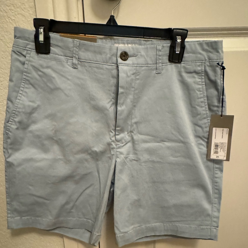 Flat front short 31 waist; 7” inseam